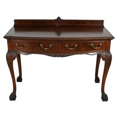Chippendale Style Mahogany Side Table Circa 1920