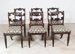 William IV Mahogany Dining Set Table and Six Chairs Circa 1840