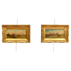 Victorian Fox Hunting Oil Paintings The Hunt 1880
