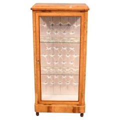 Art Deco Display Cabinet Birds Eye Maple Circa 1930
