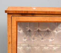Art Deco Display Cabinet Birds Eye Maple Circa 1930