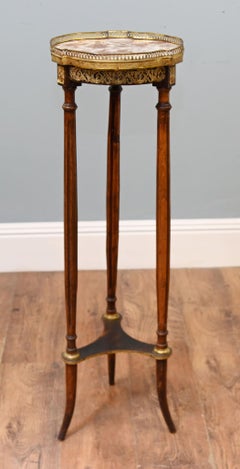 Louis XVI Pedestal Stand Table French Antiques 1880