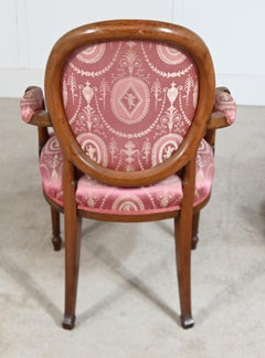 Set 8 Regency Revival Mahogany Dining Chairs – Circa 1910