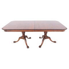 Regency Dining Table Pedestal Extending Mahogany 1870