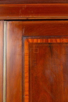 Sheraton Wardrobe Mahogany Closet 1890