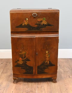 Art Deco Cocktail Cabinet Vintage 1920s Chinoiserie Rivington