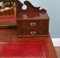 Edwards and Roberts Writing Desk Aesthetic Movement Mahogany Ladies Table
