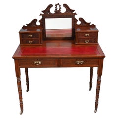 Edwards and Roberts Writing Desk Aesthetic Movement Mahogany Ladies Table