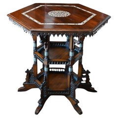 Damascan Inlay Centre Table Syrian Damascus Furniture 1860