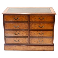 Regency Filing Cabinet - Double Chest Drawers Satinwood