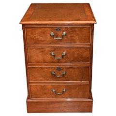 Walnut Filing Cabinet - Regency Chest Drawers