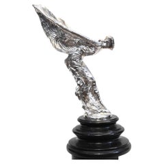 Flying Lady Bronze Statue Art Nouveau Spirit of Ecstacy