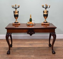 Chippendale Mahogany Console Table Circa 1920