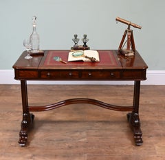Victorian Writing Table Mahogany Desk 1880
