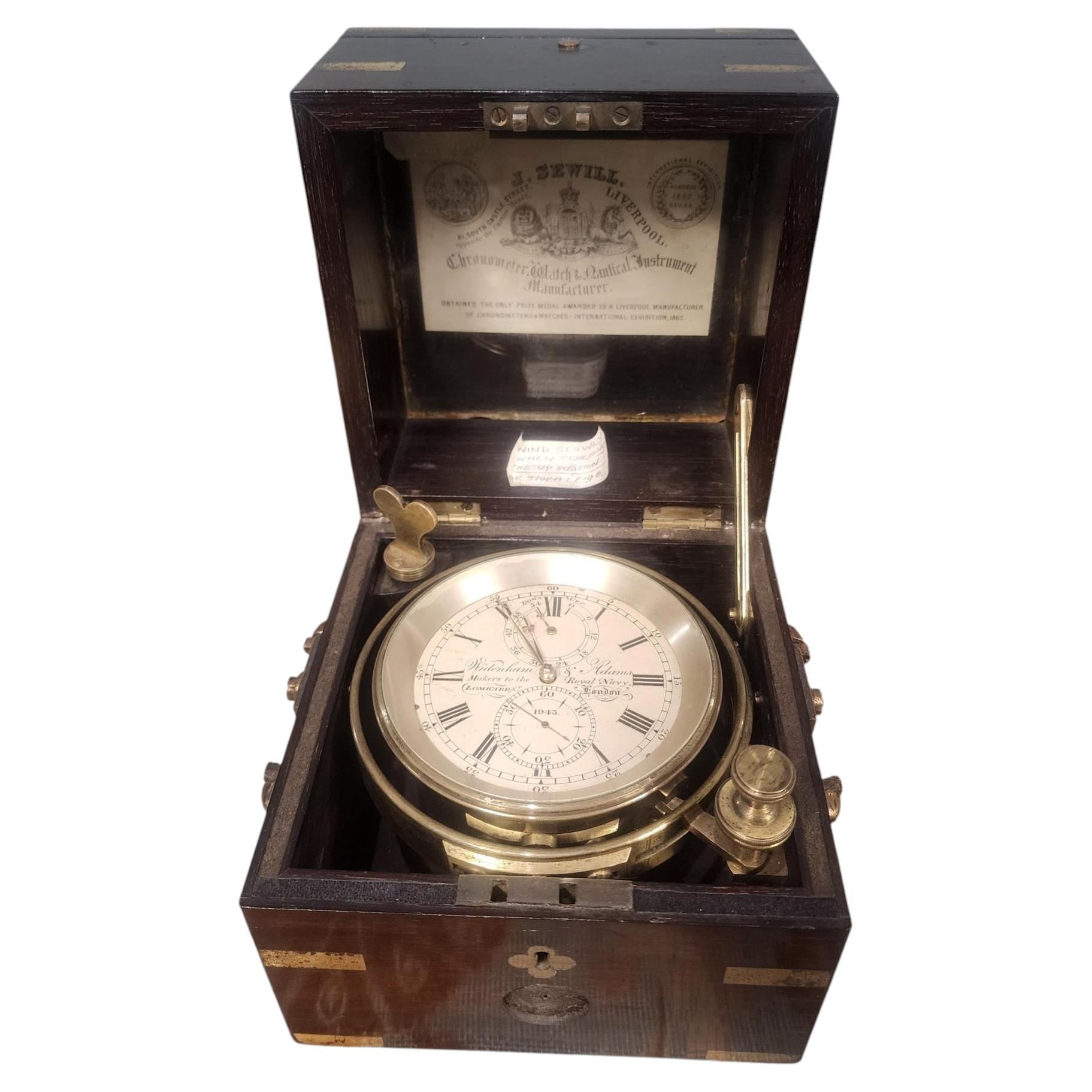 Who invented the marine chronometer?