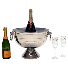 French Silver Plate Punch Bowl Champagne Cooler Wine