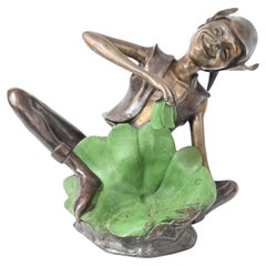 Bronze Garden Pixie Statue Fairey Sculpture Elph