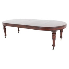 William IV Dining Table Extending 14 Seater Mahogany 1830