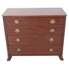 Period Regency Chest Drawers Mahogany 1820
