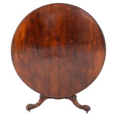Victorian Centre Table Rosewood 1860 Antique Round Dining