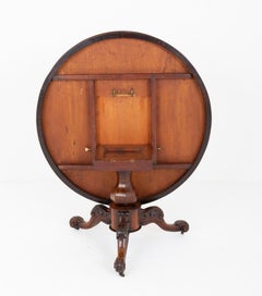 Victorian Centre Table Rosewood 1860 Antique Round Dining