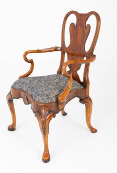 Set 20 Queen Anne Dining Chairs Elm Wood