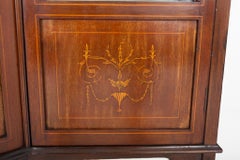 Sheraton Display Cabinet Mahogany Vitrine 1900
