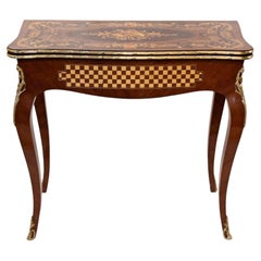 Louis XVI Games Table Inlay Chess Board French
