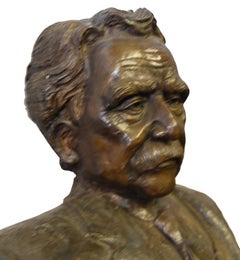 Bronze Albert Einstein Statue Garden Bench Relativity Sculpture