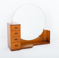 Art Deco Dressing Table Chest Period 1925 Maple