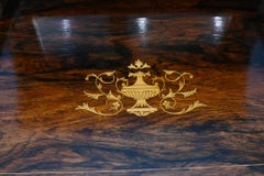 Edwardian Inlaid Music Cabinet Rosewood Inlay Circa 1900