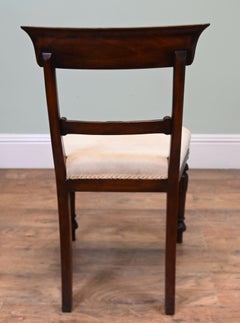 William IV Style Mahogany Occasional Chair