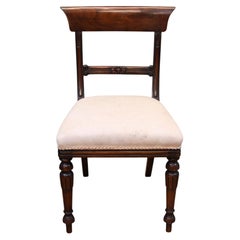 William IV Style Mahogany Occasional Chair