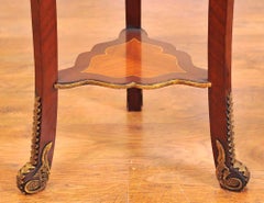 Pair Tall French Louis Xiv Tables Pedestal Stands Tables