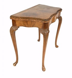 Antique Games Table by Epstein and Co - Walnut Card Tables