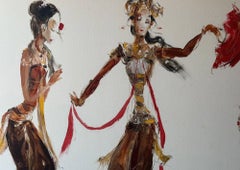 "Grace in Motion" – Expressive Balinese Dancers by Ida Bagus Indra