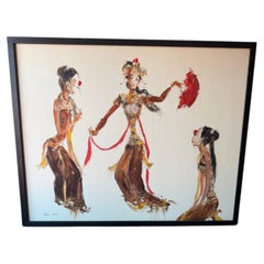"Grace in Motion" – Expressive Balinese Dancers by Ida Bagus Indra