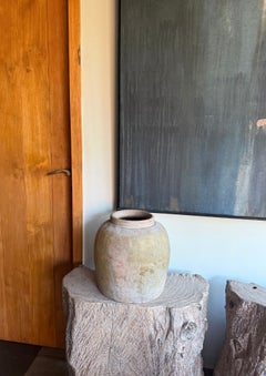 Jade Green Glazed Chinese Ceramic Pickling Jar, Qing Style, Circa 1950