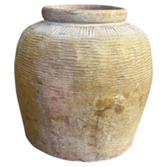 Jade Green Glazed Chinese Ceramic Pickling Jar, Qing Style, Circa 1950