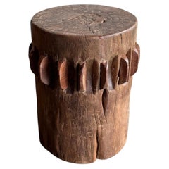 Solid Teak Sugar Cane Crusher / Grinder from Java, Indonesia c. 1970