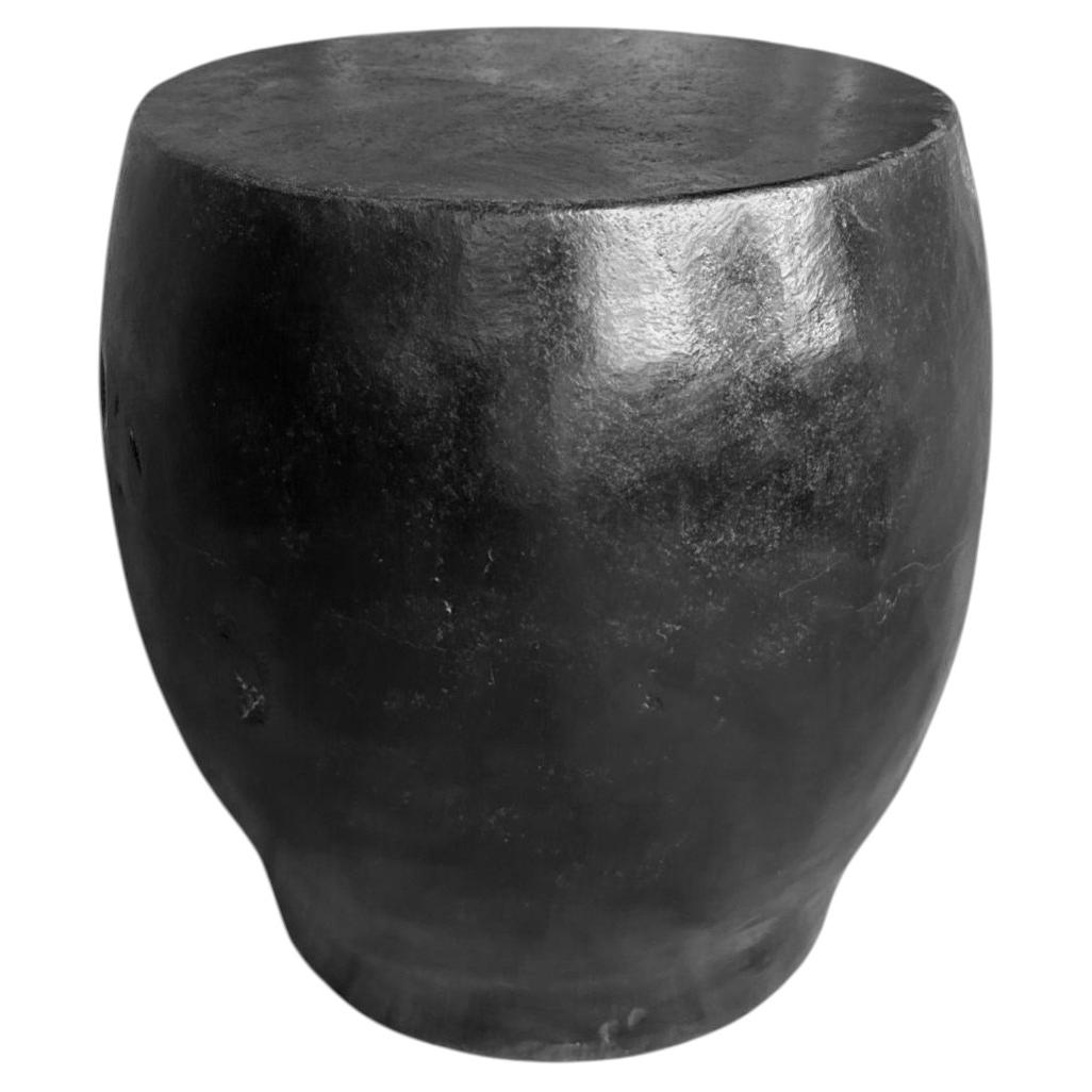 Solid Stone Side Table / Pedestal from Java, Indonesia For Sale