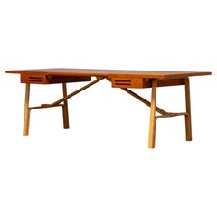 Desk by Hans J. Wegner for Johannes Hansen, Denmark, 1981