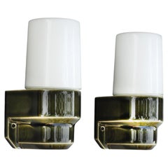 Pair of Swedish Mid-Century IFÖ 6081 Porcelain Wall Lights, c.1970s
