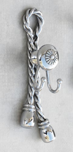 French Mid Century Rope and Tassel Hook Maison Baguès, C1970s