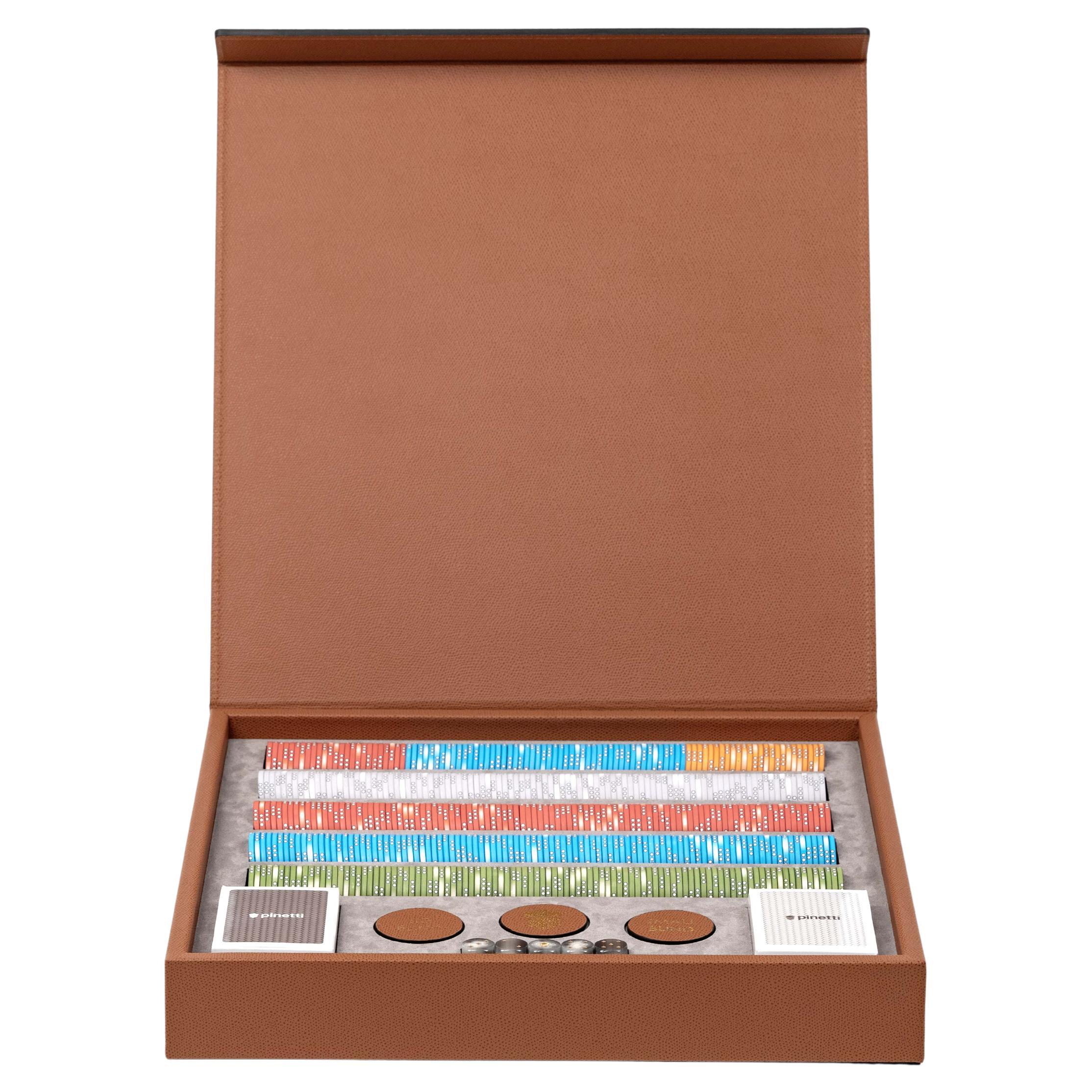 21st Professional Poker Game Set Handmade in Italy