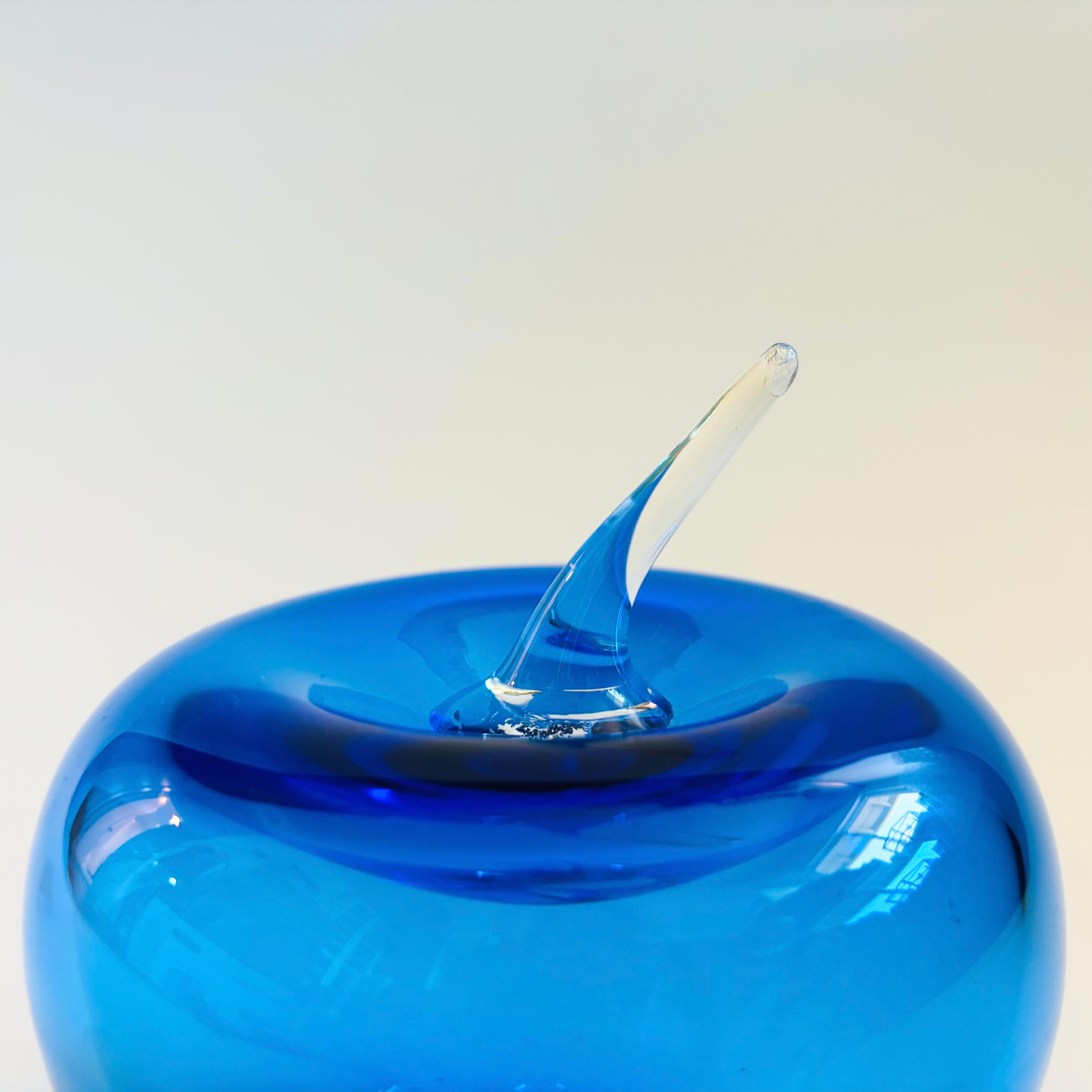 Blenko Kunstglas Apfel (Moderne der Mitte des Jahrhunderts) im Angebot