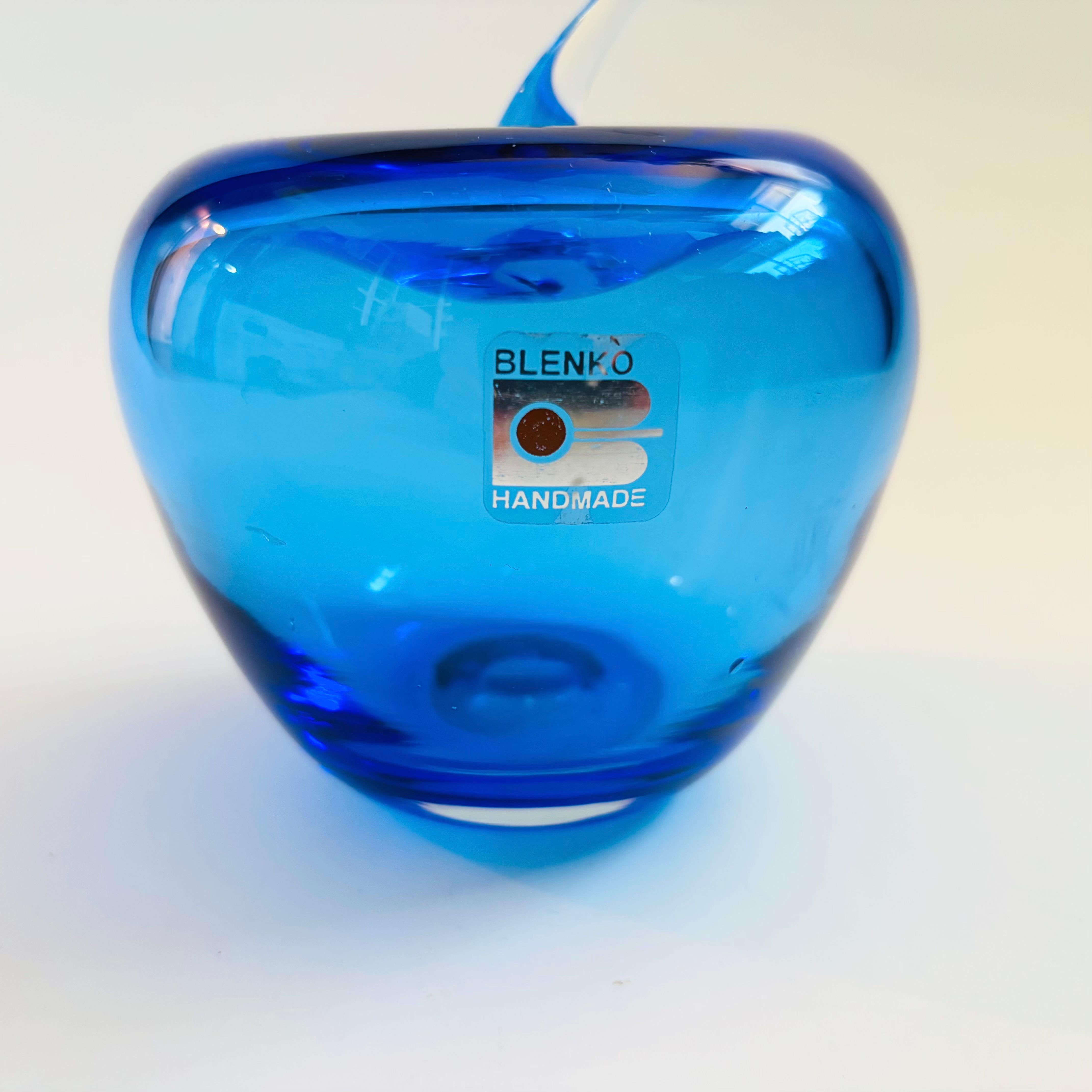 Blenko Kunstglas Apfel (amerikanisch) im Angebot