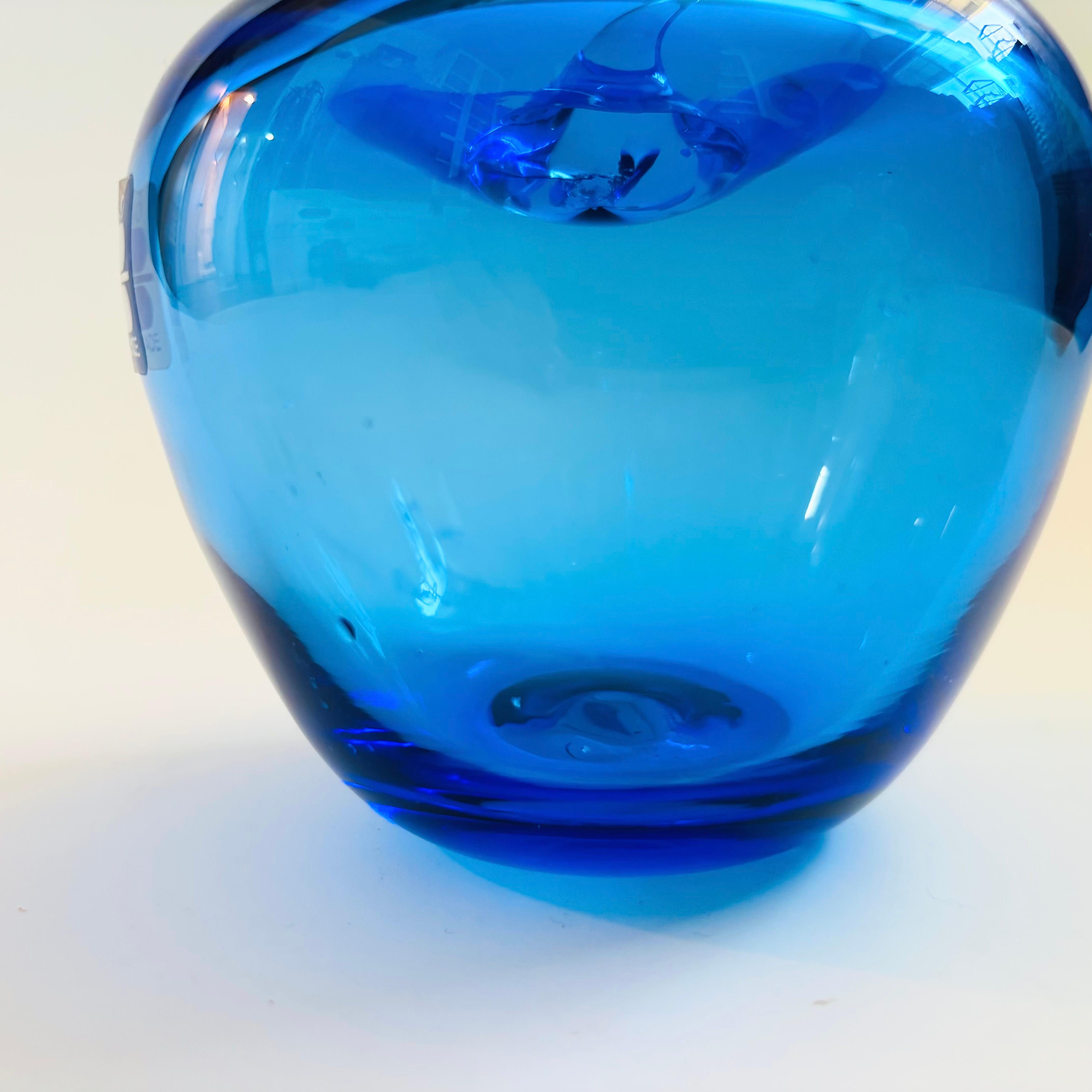Blenko Kunstglas Apfel (20. Jahrhundert) im Angebot