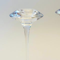 Portavelas de cristal «Fanfare» de Kosta Boda (Suecia) - Juego de 2
