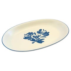 Vintage Pfaltzgraff Yorktowne Stoneware Large Oval Serving Platter, USA